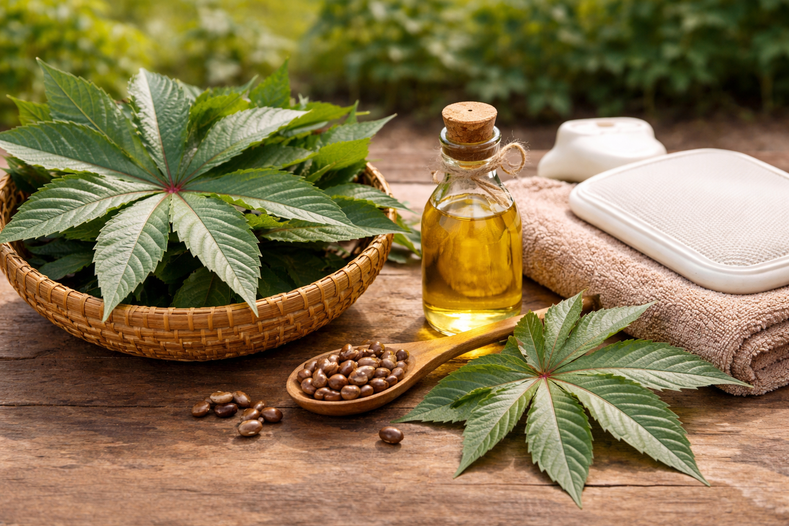 Remedio casero con higuereta