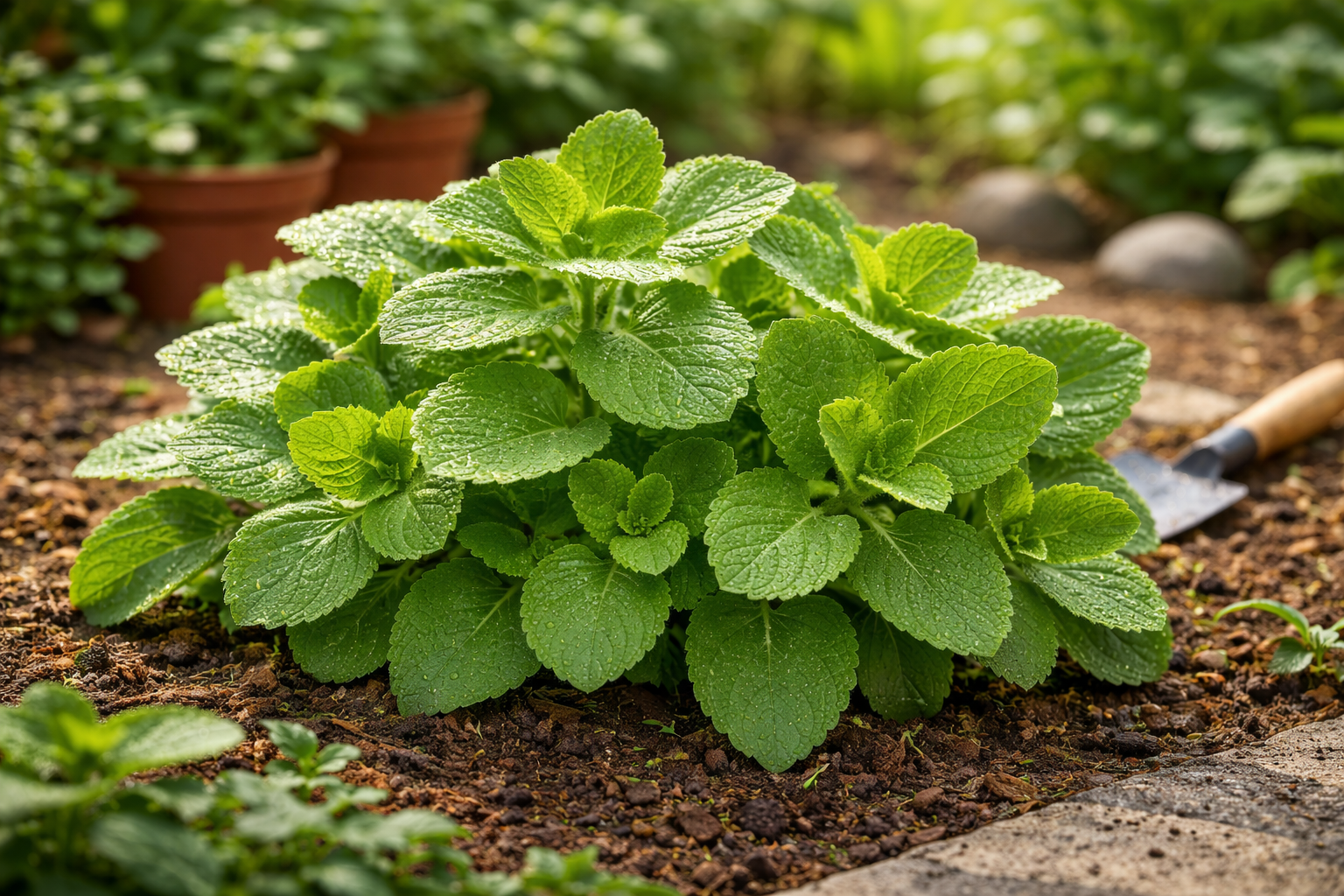 Albahaca fresca planta medicinal