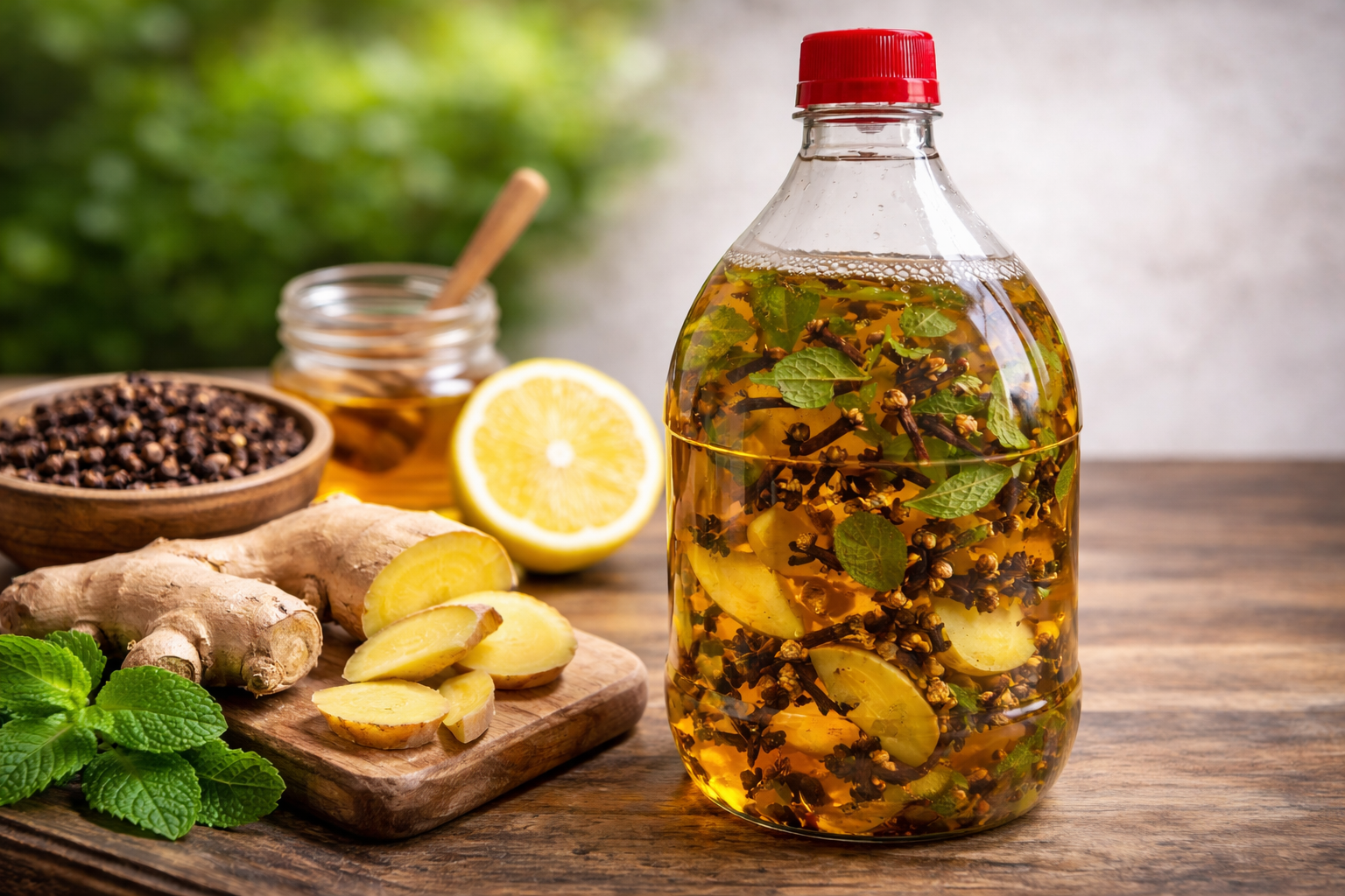 remedio natural de jengibre con clavos