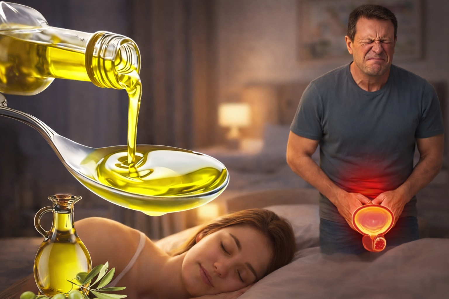 Aceite de Oliva Antes de Dormir