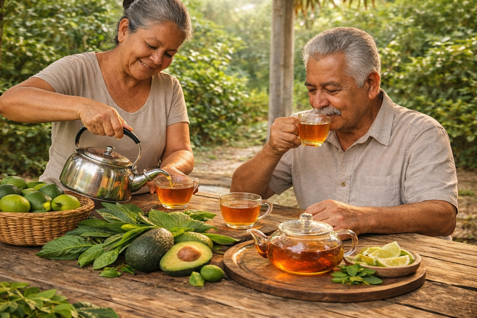 infusion de 4 hojas remedio natural
